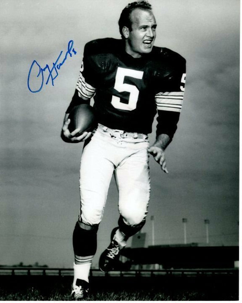 Paul hornung signed autographed nfl green bay packers Photo Poster painting