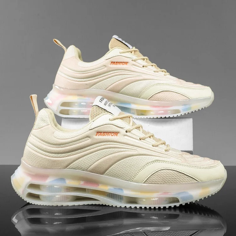 Men Running Shoes 616 Casual Shoes Popcorn Mesh Sports