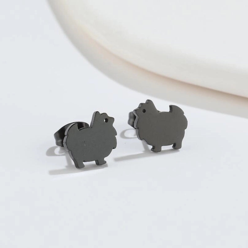 1 Pair Fashion Animal 304 Stainless Steel 18K Gold Plated Ear Studs