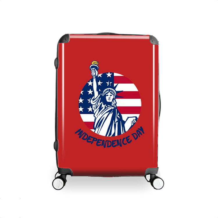 Statue Of Liberty, Independence Day Hardside Luggage