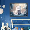 Diamond Painting-DIY Full Round Drill Snowy Wolf