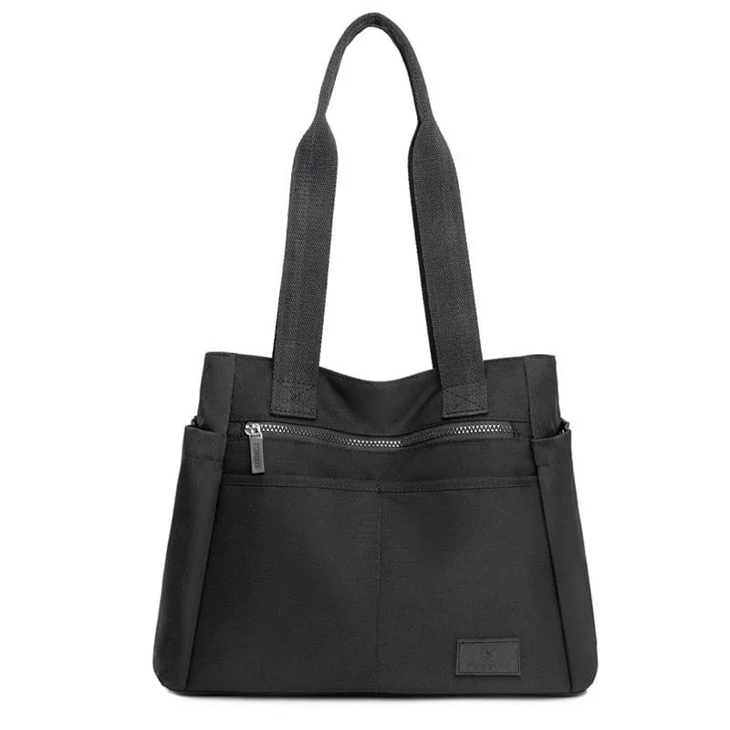 【Japanese handmade】8 colors Large capacity multi-pocket handbag