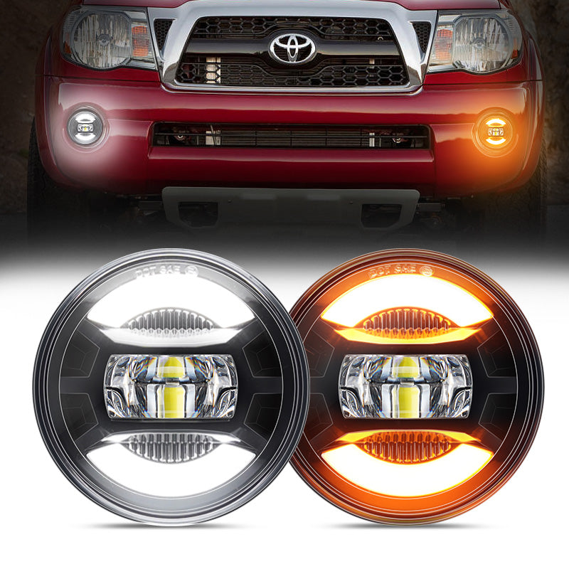 LED Fog Light Bumper With DRL & Turn Signal for 2005-2011 Toyota Tacoma