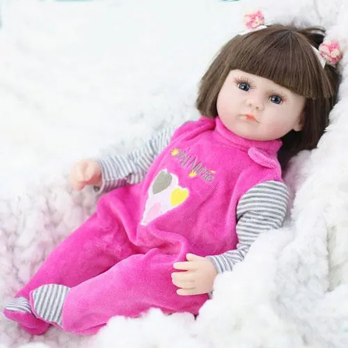 16" Little Morgan Reborn Baby Doll Girl (Cloth Body) - Reborn Shoppe