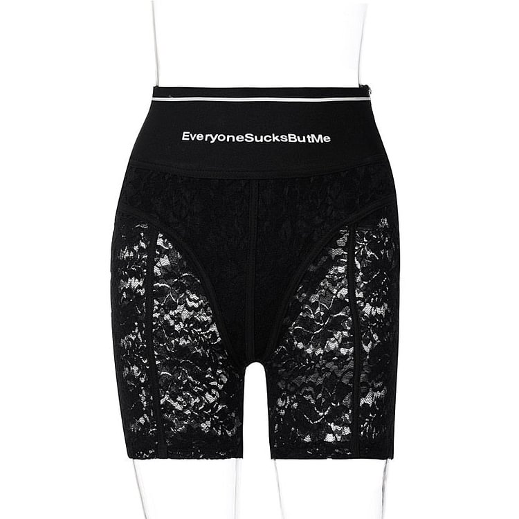 Hugcitar 2021 Solid Lace Zip Up Bodycon Leggings Short Pants Summer Women Sexy Streetwear Tracksuit