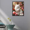 Chat Noble-Complète Rond Diamant Peinture-40X50CM