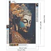 Buddha - Rundbohrer Diamantmalerei - 35*50cm
