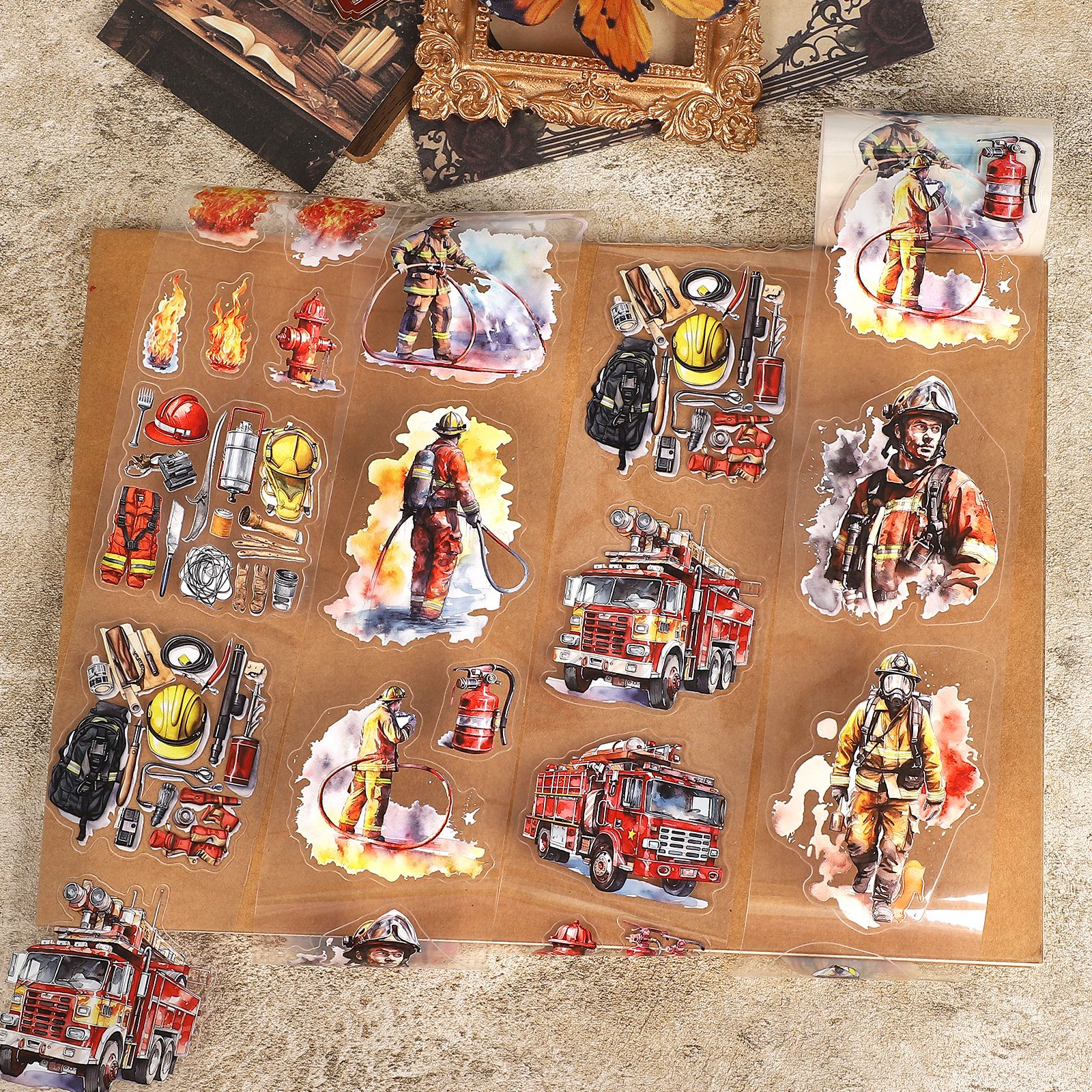 PET 테이프 - 60mm*200cm 빈티지 프레이터 캐릭터