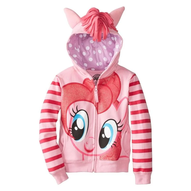 Girls Jackets My Children Hoodies Sweatshirt Baby Little Pony Clothing Girl Spring Autumn Jacket Coat Kids Casual hood Outwear
