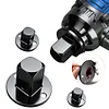 4Pcs Low Profile Impact Socket Adapter Set 3/8 to1/2 1/4 to3/8 3/4 to1 1/2 to3/4 Steel Heavy-Duty Impact Convertor for Automotive Repairs DIY Projects Maintenance