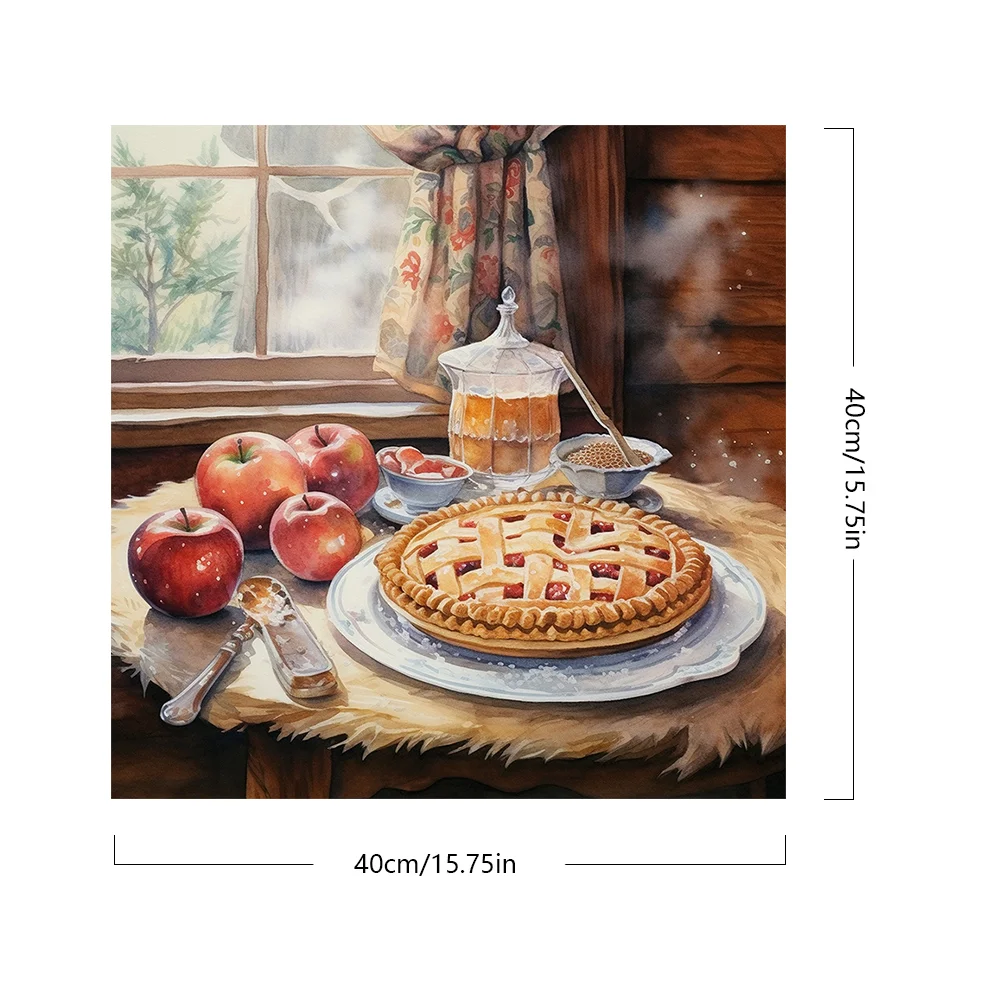 DIY Paint By Number 40*40cm - Dining Table