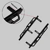 AMK 2Pcs Metal Running Board Side Step CNC Aluminum Rock Sliders Rails Pedal with Width Adjustable for 1/6 RC Crawler Car SCX6 Jeep 4WD Upgrade Parts