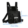 Outdoor Multifunctional Vest Chest Bag Large Capacity Commute Sports Backpack