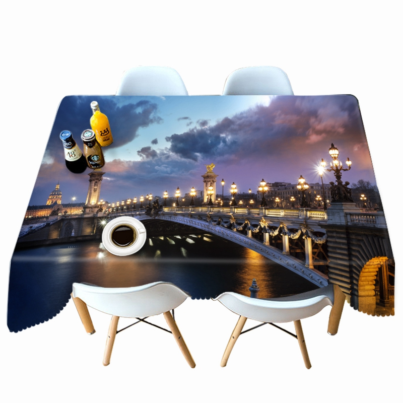 

Modern City - 3D Tablecloth, 140*180cm, 501 Original