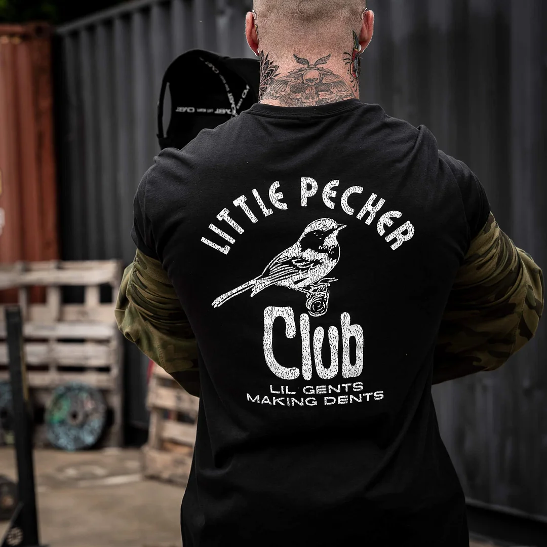 Little Pecker Club Printed Men's T-shirt -  