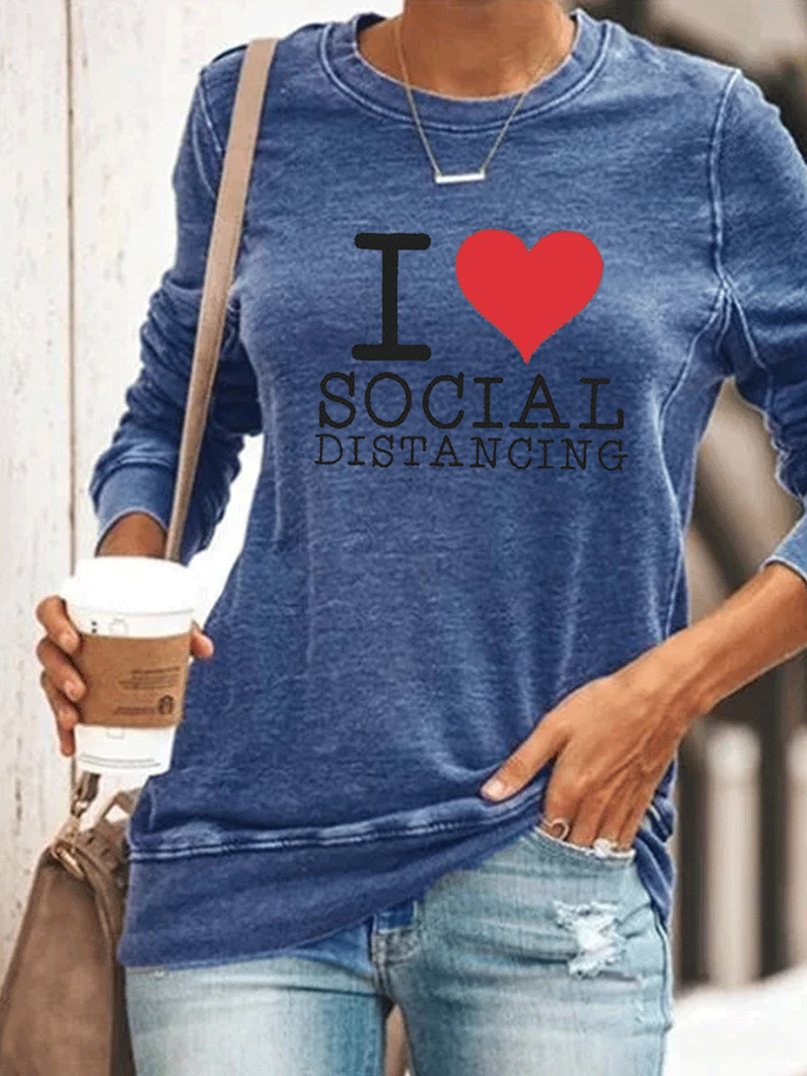 I Heart Social Distancing T-shirt