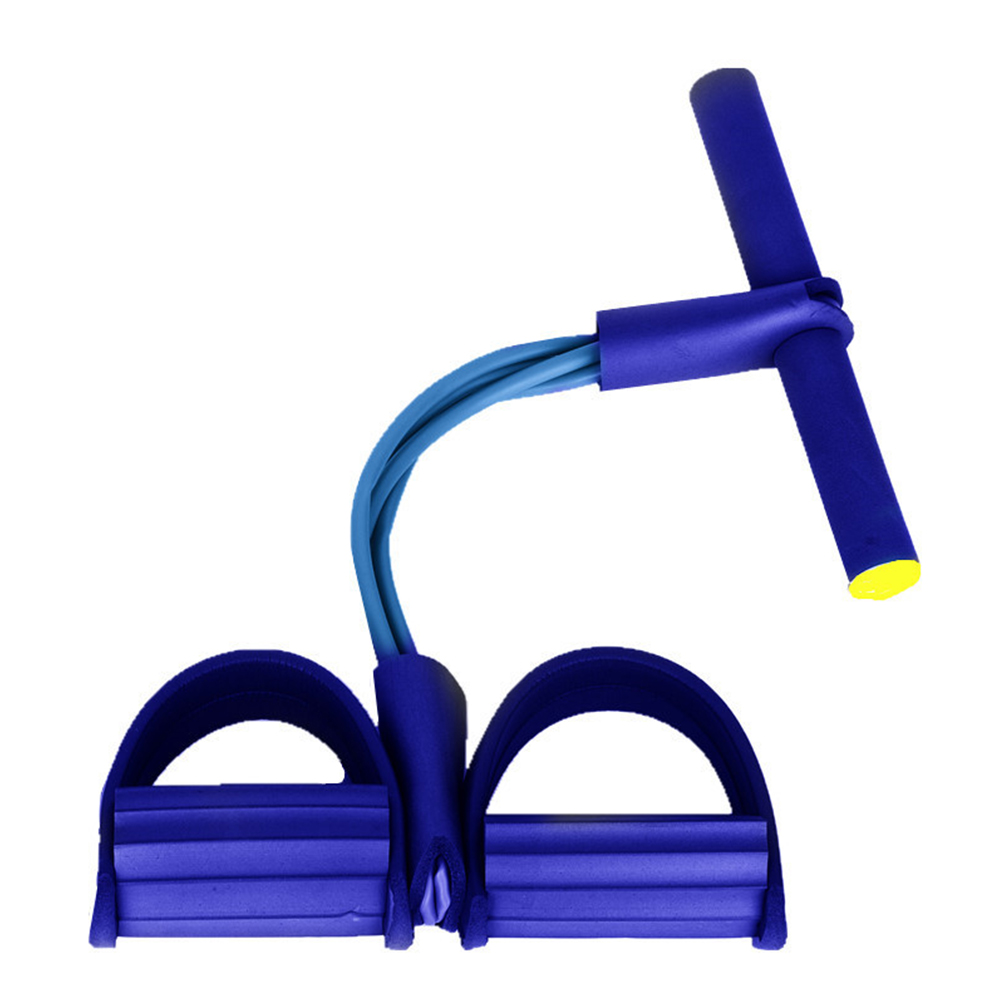

Fitness Tension Bands Exerciser Sit Up Pedal Yoga Elastic Pull Rope, Blue, 501 Original
