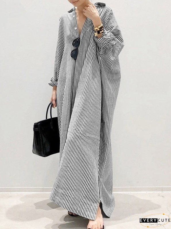 Striped Casual Dress