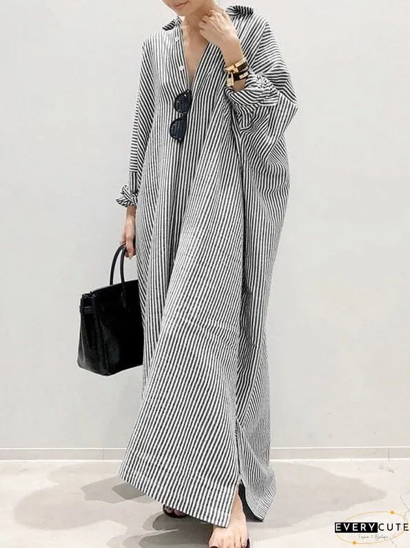 Striped Casual Dress