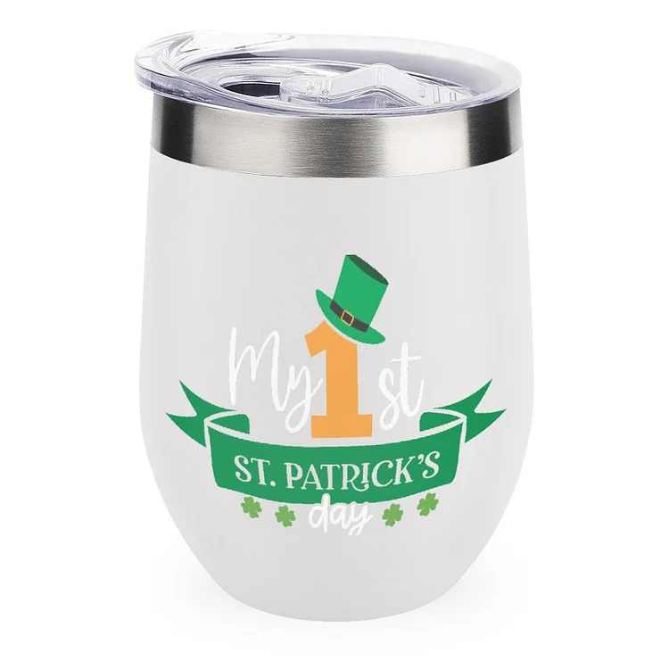 My 1St St Patricks Day Gift Stainless Steel Insulated Cup - Heather Prints Shirts