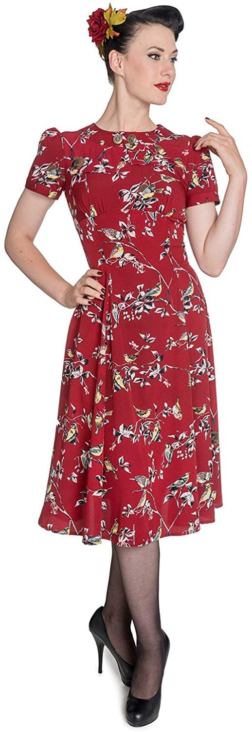 Women's New Birdy Vintage Landgirl 40's Dress