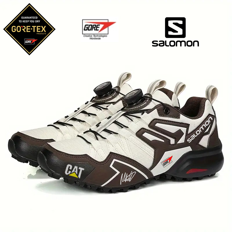 Vodoodporni pohodniški čevlji GTX znamk CAT in Salomon, udobni in odporni proti obrabi (omejena izdaja s podpisom voznika F1)