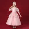 Kids Trailing Gowns Girls Princess Puffy Dresses
