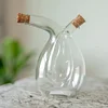 Glass Soy Sauce And Vinegar Bottle, Dual-Purpose Seasoning Sauce Sealed Oil Bottle, Creative Two-In-One Oil And Vinegar Bottle