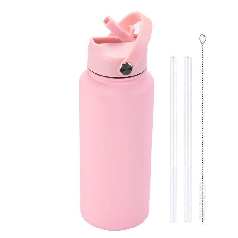 Casual Solid Color Stainless Steel Thermos Cup