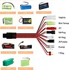 AMK Smart RC Car Battery Charger for 4.8V 7.2V 8.4V 9.6V Battery, RC Car Charger for T-raxxas Battery 2.4V-12V NiMH/NiCD Battery Pack