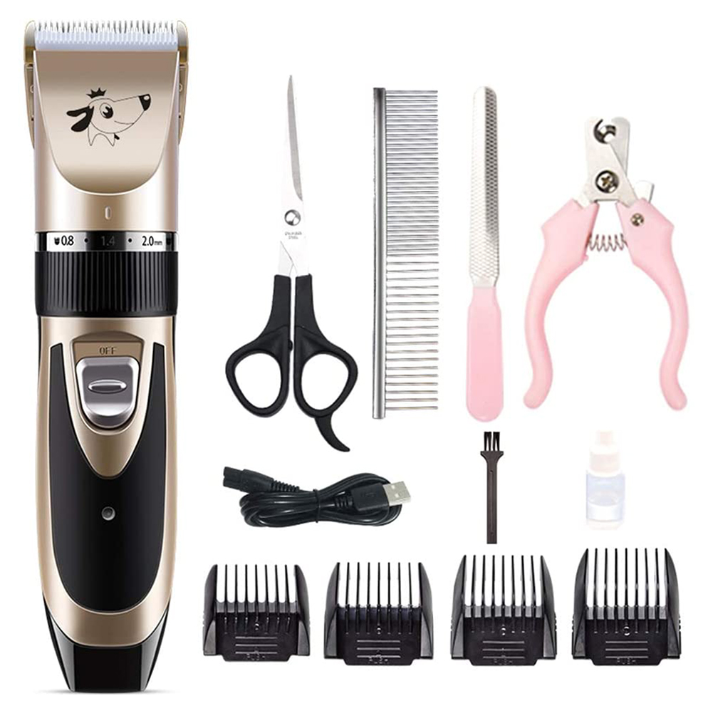 

Low Noise Dog Cat Hair Trimmer Rechargeable Pet Animal Grooming Clippers, 501 Original