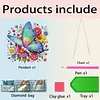 DIY Butterfly Acrylic Diamond Painting Hanging Ornaments