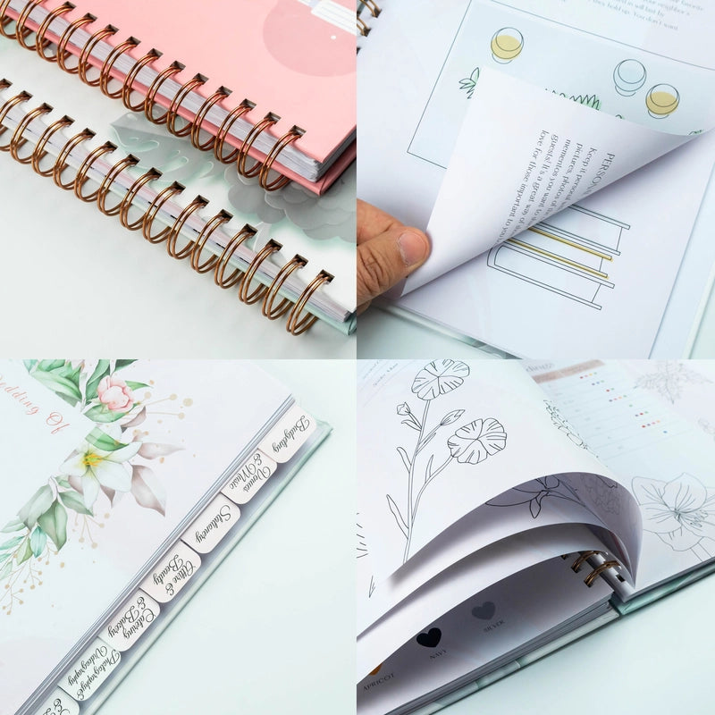 1 Piece Letter Learning School Lectures Wood-free Paper Casual Elegant Cartoon Style Loose Spiral Notebook
