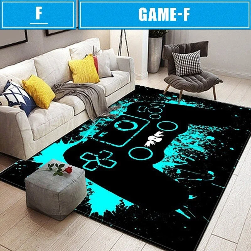Home Balcony Rug Kid Carpet Game Controller Printed Carpets for Living Room Bedroom Floor Mat Alfombras Grandes Mat  Outdoor Rug 1227-1
