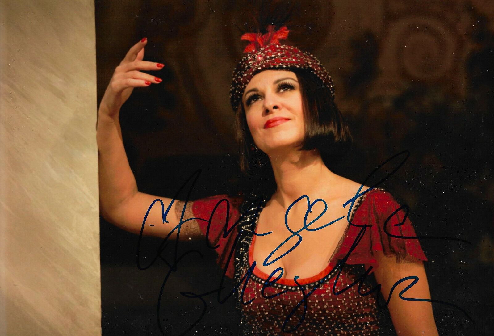 Angela Gheorghiu Opera signed 8x12 inch Photo Poster painting autograph