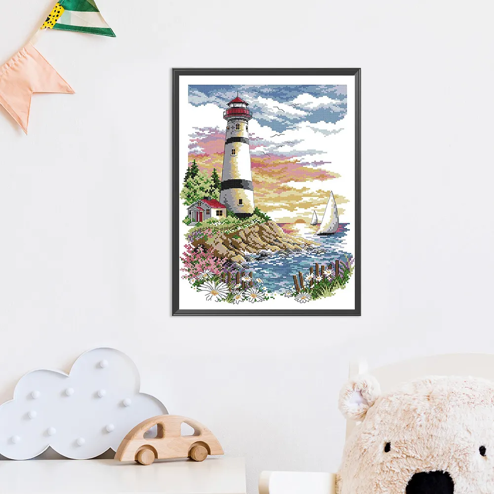 11ct Counted Cross Stitch - Lighthouse(40*50cm)