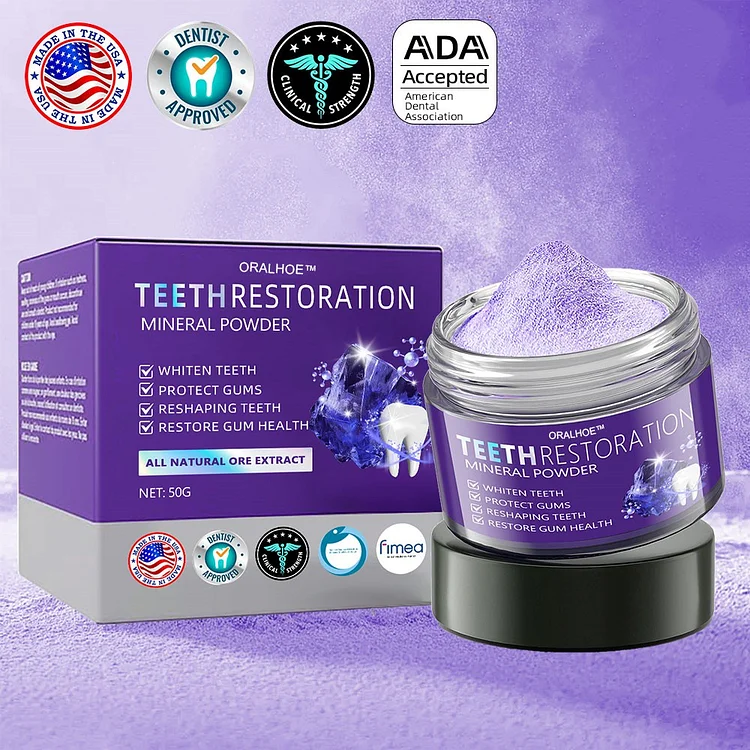ORALHOE™ Tooth Restoration Mineral Powder