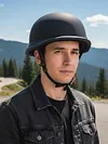 Vintage Motorcycle Cruiser Helmet Half Helmet Open Face Helmet for Men and Women