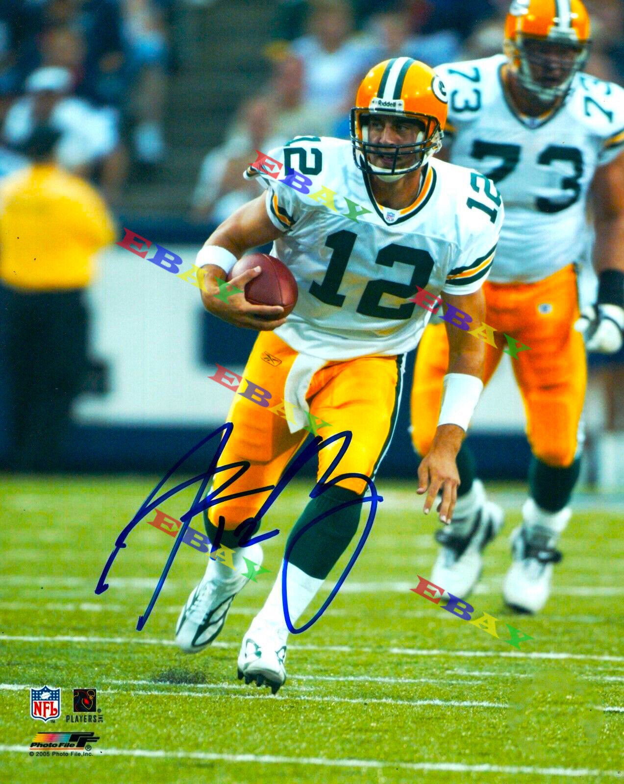 Aaron Rodgers Green Bay Packers Signed Autographed 8x10 Photo Poster painting Reprint