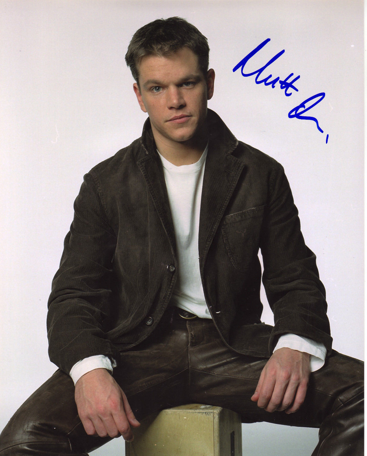 MATT DAMON AUTOGRAPH SIGNED PP Photo Poster painting POSTER