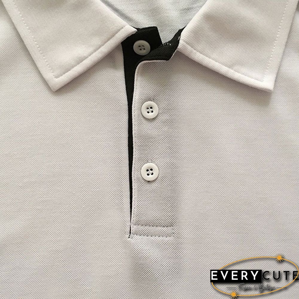 High Quality Coca-Cola Sport T Shirt Men's Fashion Personality Cultivating Hip Hop Short-sleeved Shirt Polo Shirts Plus Size