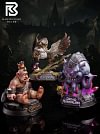 Chibi Ver. Gryphon & Ogre & Beholder - World of Warcraft Resin Statue - Black Rock Studio