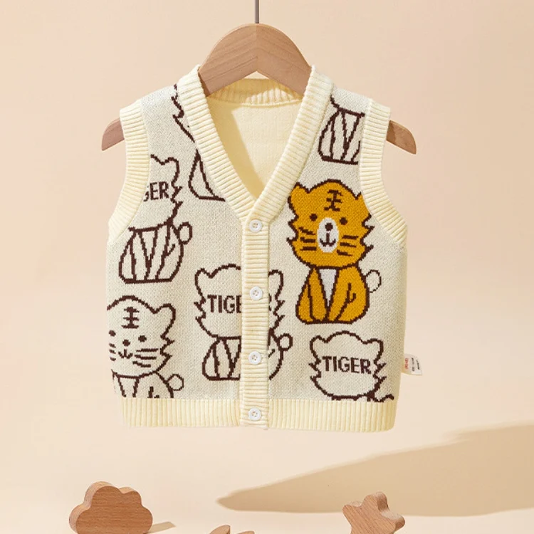 Baby Toddler Boy/Girl Tiger Pattern Sleeveless Tank Vest