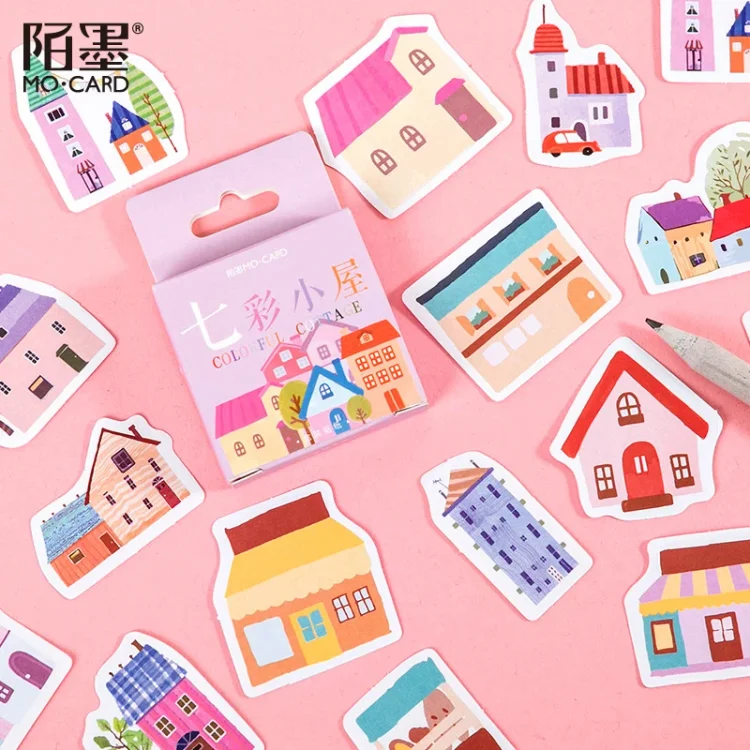 Colorful Cottage Series Sticker