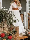 Gauze Solid Color Long Sleeves Maxi Dress