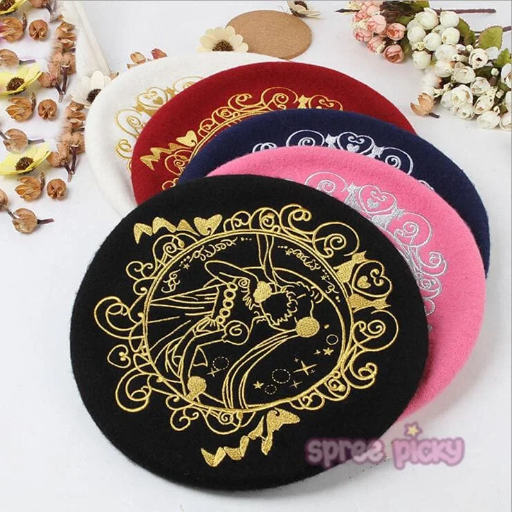 5 Colours [Sailor Moon] Princess Serenity Beret Hat SP164718