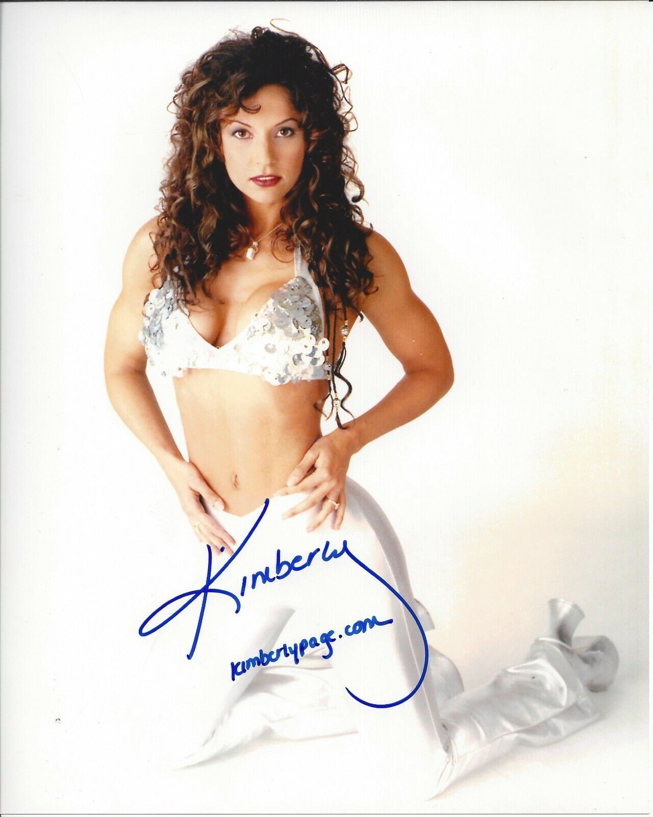 Kimberly Page autographed 8x10 WCW WWENitro Girl #5