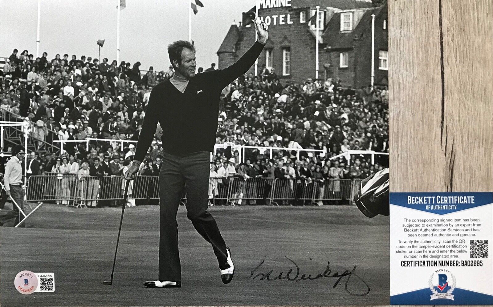 Tom Weiskopf Autographed Signed PGA GOLF 8x10 Photo Poster painting #2 BRITISH OPEN Beckett BAS