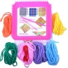 (US Only)DIY Weaving Loom Craft Kit Plastic Loom & Loops Weaving Loom Kit for Beginners