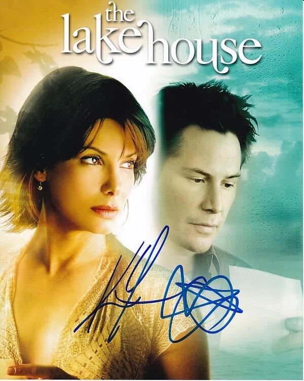 SANDRA BULLOCK & KEANU REEVES signed autographed THE LAKE HOUSE Photo Poster painting